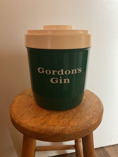 vintage Gordon's gin ice bucket