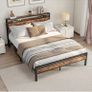 King Size Bed Frame with Storage Image 2