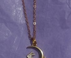 kids easter bunny chains necklaces