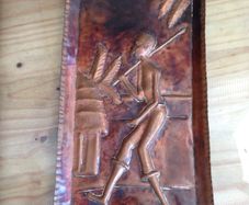 Vintage Copper Wall Plaque