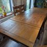 Extendable table and  6 chairs. Image 3