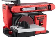 152.4mm Disc Sander &amp; 101.6mm x 914.4mm Belt Sander, 400W Professional Belt Disc Sanders Combo with 0 - 45 Adjustable Worktable, Dust Collection Port for Woodworking &amp; DIY Crafting