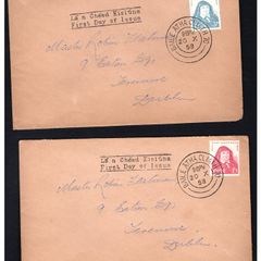 1958 Ireland Centenary of the Death of Mother Mary Akenhead (Foundress of the Irish Sister of Charity) Plain Addressed First Day Cover (FDC) with Dublin Cancel