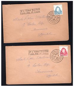 1958 Ireland Centenary of the Death of Mother Mary Akenhead (Foundress of the Irish Sister of Charity) Plain Addressed First Day Cover (FDC) with Dublin Cancel