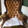 Couch and two chairs, ideal for upcycling project Image 3