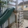 Outdoor Wooden Kids Play Set - Swing, Slide, Climber & Sandbox Image 4