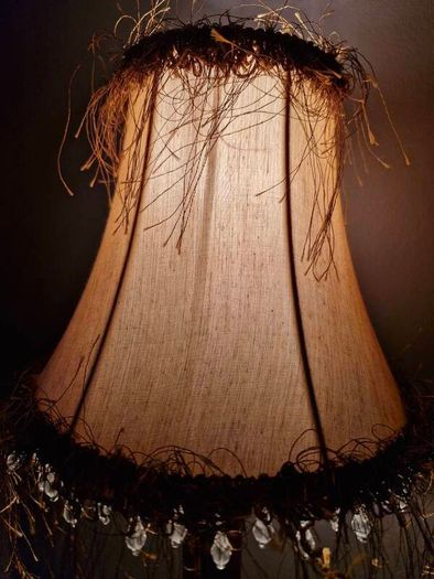vintage wooden lamp