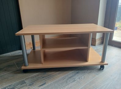 TV stand on wheels