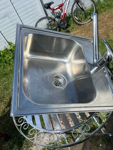 sink for sale , with cover suit camper etc