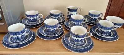 Arklow Pottery willow tea set for 8