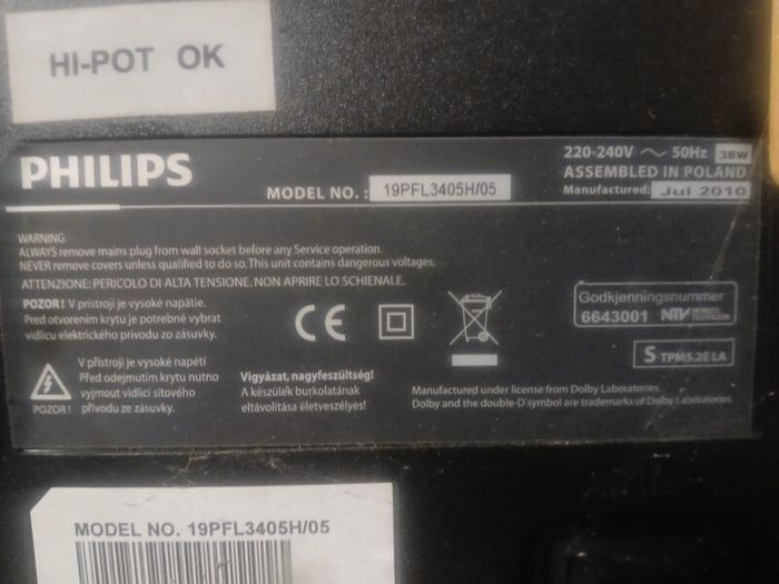Philips 19 " tv / monitor