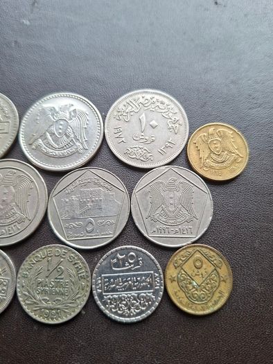 Syria. Lot of 13 coins (1921-1996)