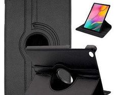 For Samsung Galaxy Tab A7 Lite (8.7") T220/T225 360 Rotation Wallet Case - Black
