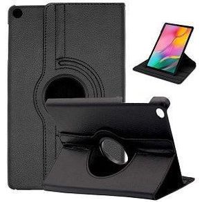For Samsung Galaxy Tab A7 Lite (8.7") T220/T225 360 Rotation Wallet Case - Black