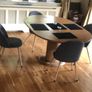 Dining Table [Solid oak top and base plate] Image 5