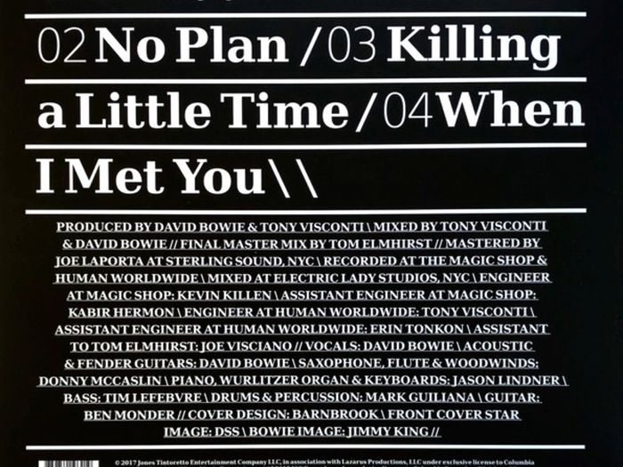 David Bowie - No Plan Record Store Day Limited Edition Vinyl EP