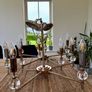 Two brass chandeliers Image 7