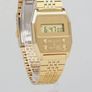 CASIO A1100GV-9JF PREMIUM Series full steel gold IP wristwatch New with tabs Image 3