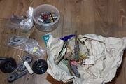 vintage fishing weights lures etc