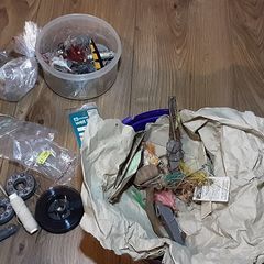 vintage fishing weights lures etc