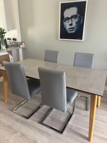 Dining room table and chairs