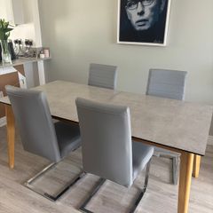 Dining room table and chairs