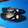 Clark's ladies stylish navy shoes size 37 Image 2