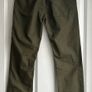 Boys M&S khaki green trousers - age 9-10 Image 2