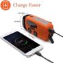 RAPID DELIVERY Wind Up Solar Radio,Solarbaby Portable Hand Crank Radio with AM/FM, Emergency Radio with 2000 mAh Rechargeable Power Bank,SOS Alarm, LED Torch Dynamo Radio,USB Mobile Phone Charger for Camping Outdoor (FREE POSTAGE) Image 2