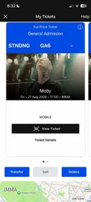 Moby tickets
