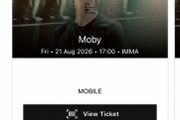 Moby tickets