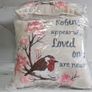 LANGS Home decorative pillows Robins 3 in a pack Robins appear when loved ones are near Image 2