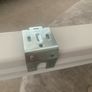 Blackout roller blind with built-in pelmet White NEW Image 7