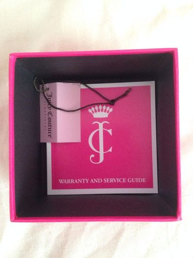 Juicy Couture purple wrist watch