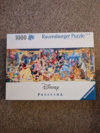 1000 piece Disney puzzle