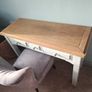 Two Tone Vanity / Console Table / Desk Image 3