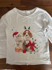 Long sleeve Christmas top 4-6 years
