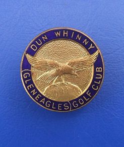 GLENEAGLES GOLF CLUB (Dun Whinny GC) - membership badge (c.1930's). Very scarce!