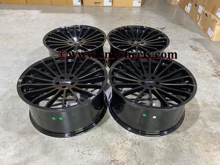 23" Inch Strom STR4 Wheels Mercedes Benz G Class Wagon W463 5x130 Gloss Black