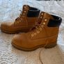 Original Timberland Women Premium 6-Inch Waterproof Boots 7W Yellow Image 4