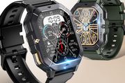Smart Watch 5ATM Waterproof Inch Full HD Military Watch with Blood Pressure, Smart Watch Men with Heart Rate SpO2 Sleep Monitor Pedometer, 100+ Sports Modes Sports Watch