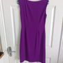 Purple knee length dress Image 3