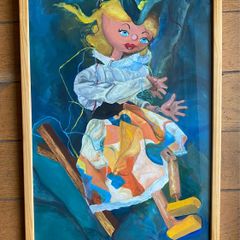 Original Painting of Puppet