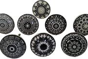 10 x Mix Vintage Look Flower Ceramic Knobs Door Handle Cabinet Drawer Cupboard Pull (FREE POSTAGE)