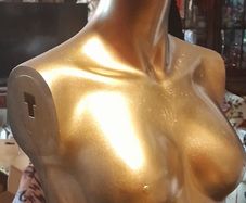 Fiberglass mannequin torso