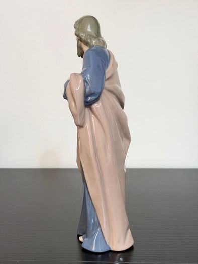 NAO By Lladro 4 Pcs Porcelain Nativity Set Mary - Joseph - Baby Jesus - Donkey