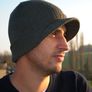 Imusic Hat Peaked Designed W/ In Built Headphones Wireless Tangle Free Listening Image 4