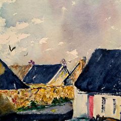 not abandoned watercolour