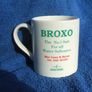 BROXO (Carrigaline Pottery) - a promotional mug issued by MacCann & Byrne of Athboy, County Meath for Broxo water-softener salts (late 1970s) Image 2