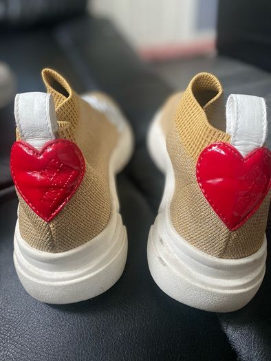 Moschino Love Gold Sneakers